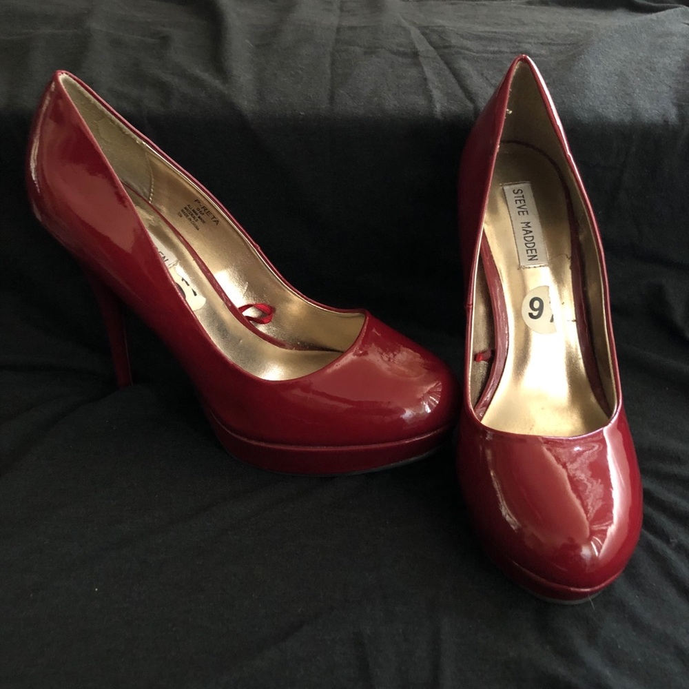 Burgundy Heels